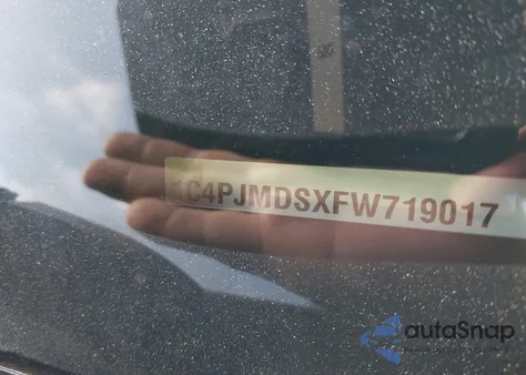 2015 Jeep Cherokee Limited из США, поврежденный, VIN 1C4PJMDSXFW719017